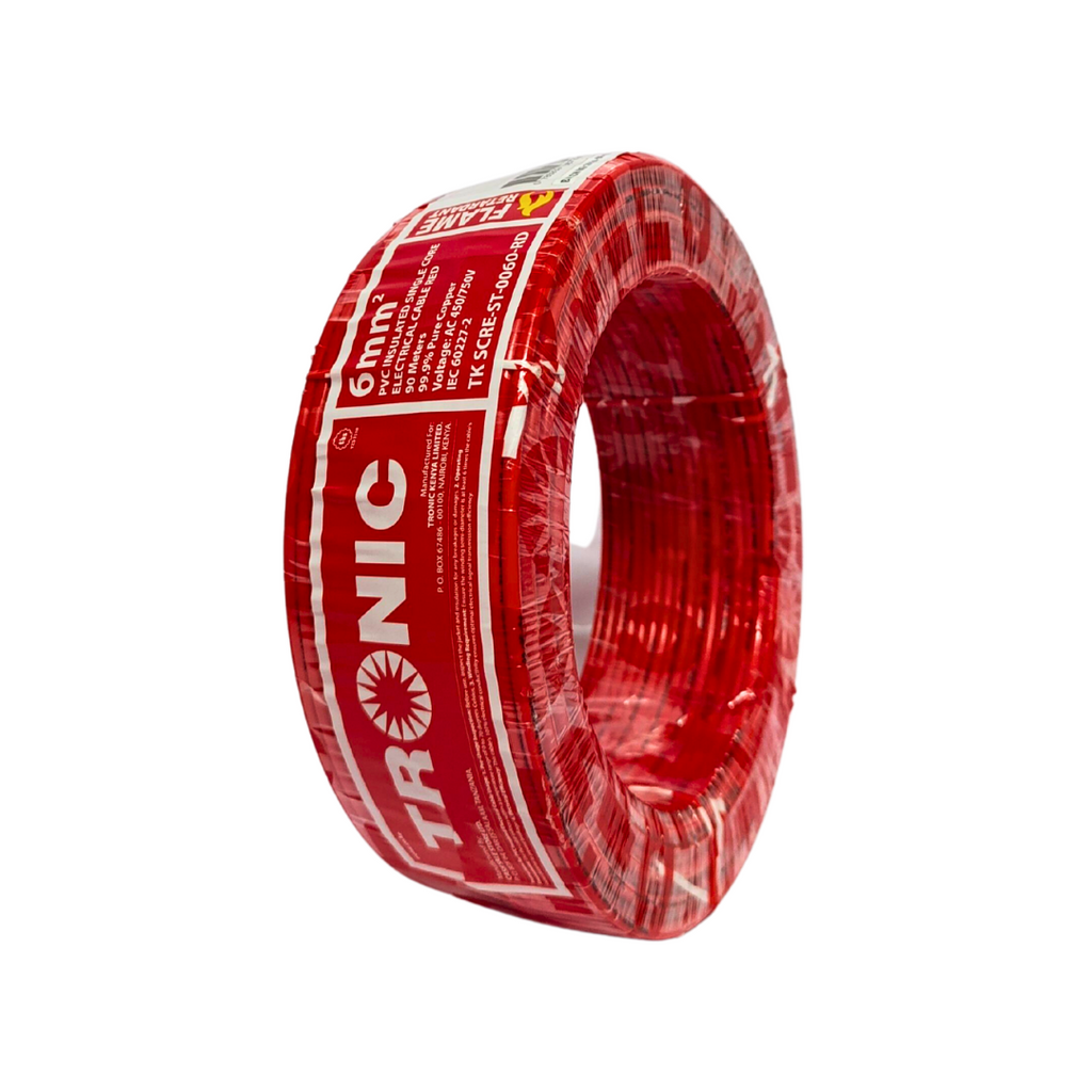 Tronics Single Core 6.0MM RED