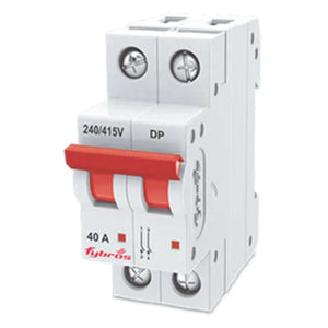 Tronics Double Pole Isolator 40 Amps