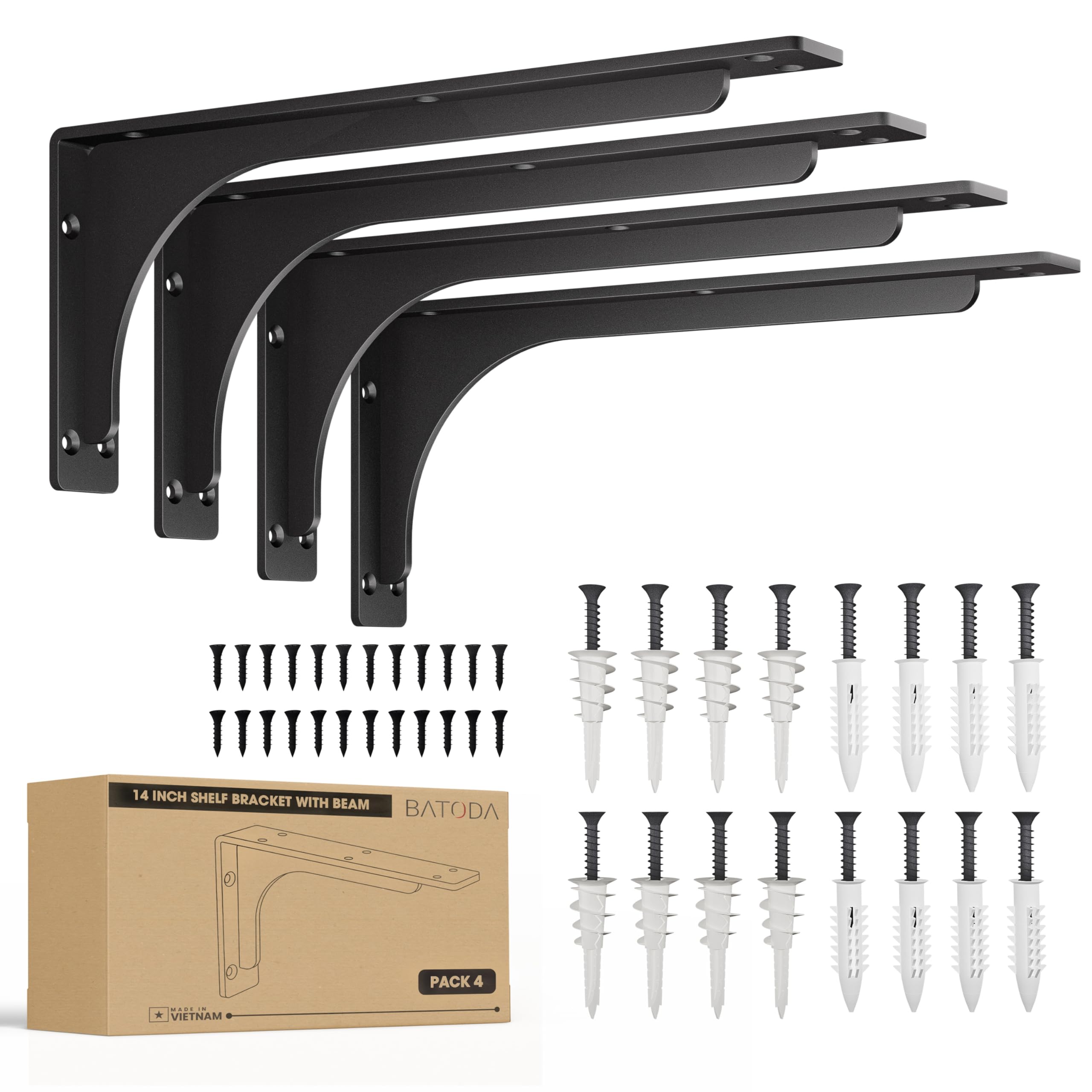 Shelf Brackets 14"