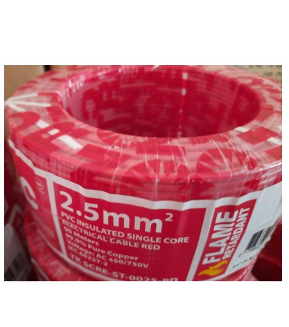 Tronics Single Core RED 2.5MM